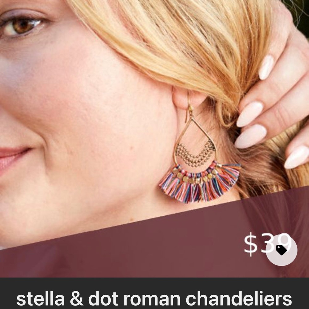 Stella $ Dot Roman Chandelier Earrings